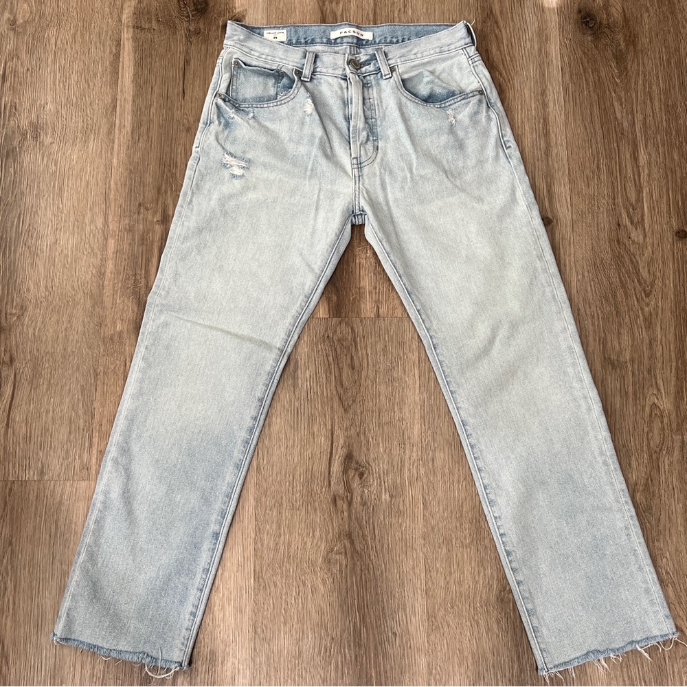PacSun Light Blue Straight Leg Women's Jeans